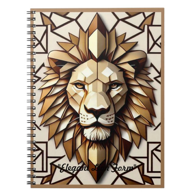 Carnet "Dignité du lion" (Devant)