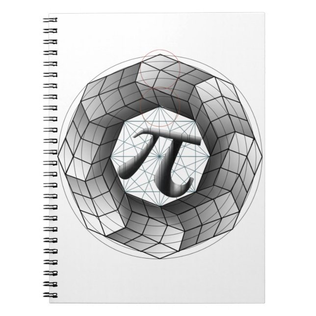Carnet d'illusion optique Pi Day pour les amateurs (Devant)