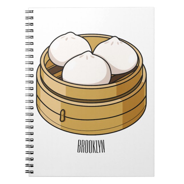 Carnet Dim sum dessin animé (Devant)