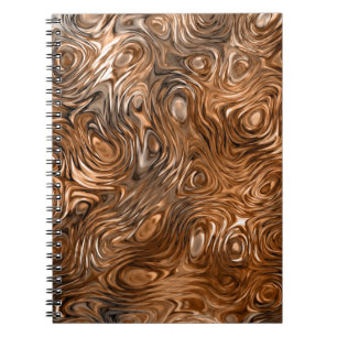 Carnet d'impression "cuivre" moulé