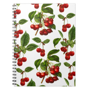 Carnet d'impression Deep Red Botanical Cherry