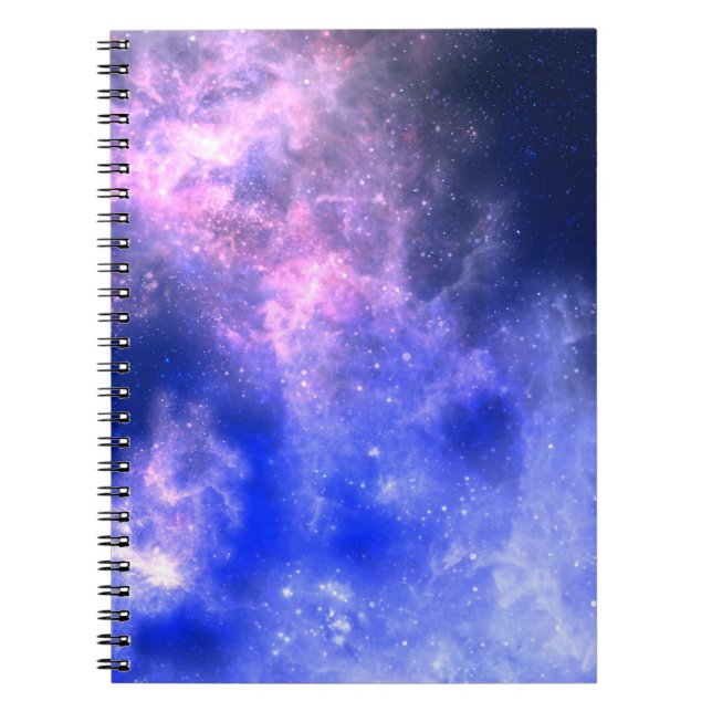 Carnet d'impression Galaxie spatiale (Devant)
