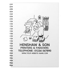 Carnet d'imprimantes et de finisseurs