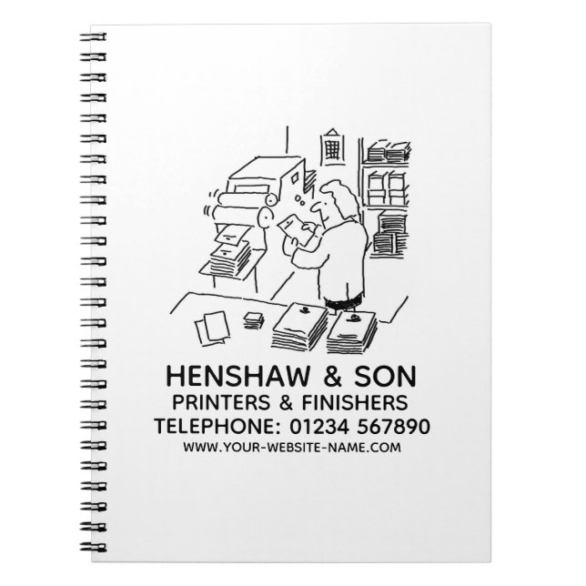 Carnet d'imprimantes et de finisseurs (Devant)