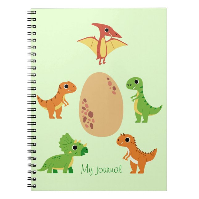 Carnet Dino - Cute Dinosaur Journal (Devant)