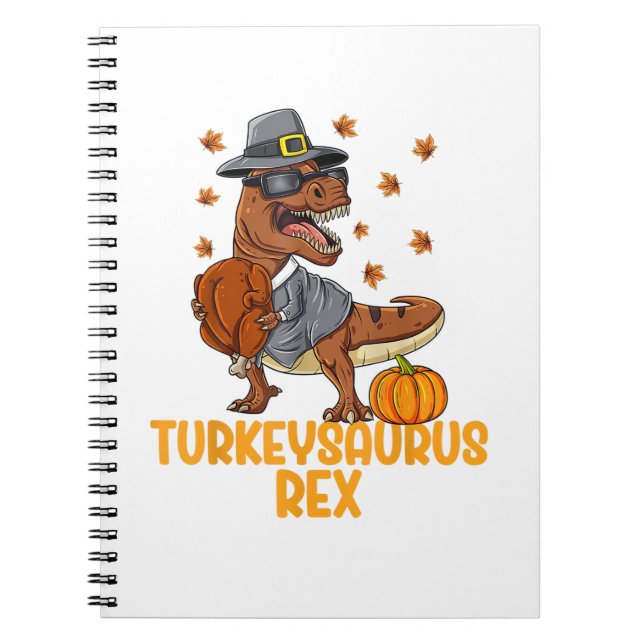 Carnet Dinosaur de Thanksgiving Garçons Dinde Saurus T re (Devant)