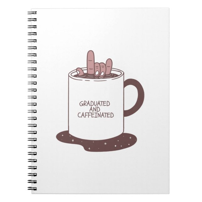 Carnet Diplated and caffeinated (Devant)