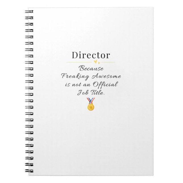 Carnet Directeur (Devant)