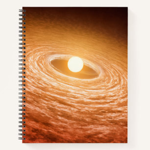 Carnet Disque De Matériel Autour De Star Fu Orionis.