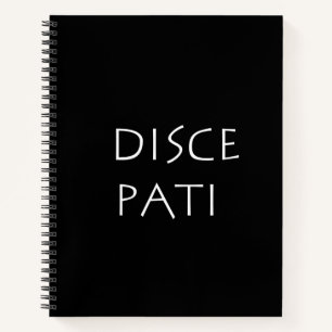 Carnet Disque patio