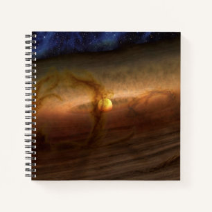 Carnet Disques De Matériel De Forme Planète Circulant Les