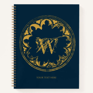 Carnet Distressed monogram