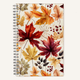 Carnet Dites-le avec des feuilles d'automne 3 -