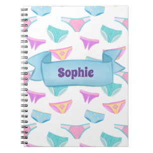 Carnet Diva Grosse Fille Votre Nom Culotte Fille Glam