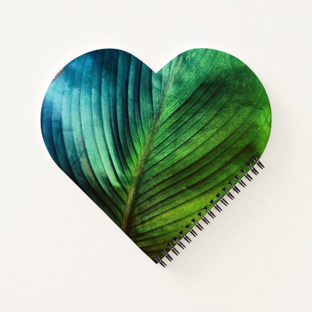 Carnet Diverses nuances de vert (Dos)