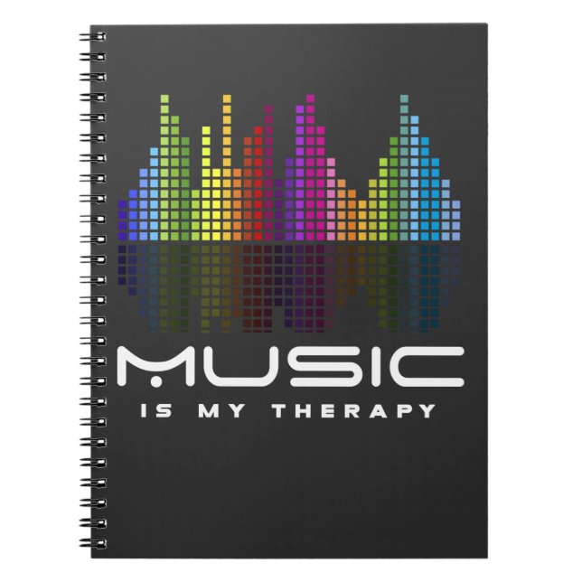 Carnet DJ Techno Therapy Music Equalizer (Devant)