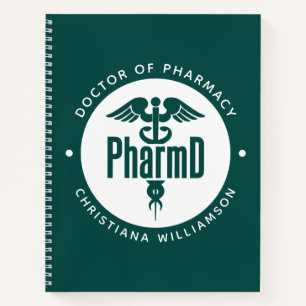 Carnet Docteur en pharmacie PharmD Diplômé Pharmacien