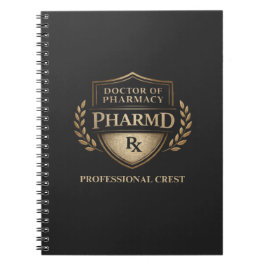 Carnet Doctor of Pharmacy Professional Crest