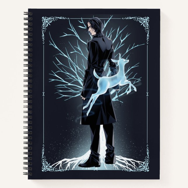 Carnet Doe Patronus d'Anime Severus Snape (Devant)