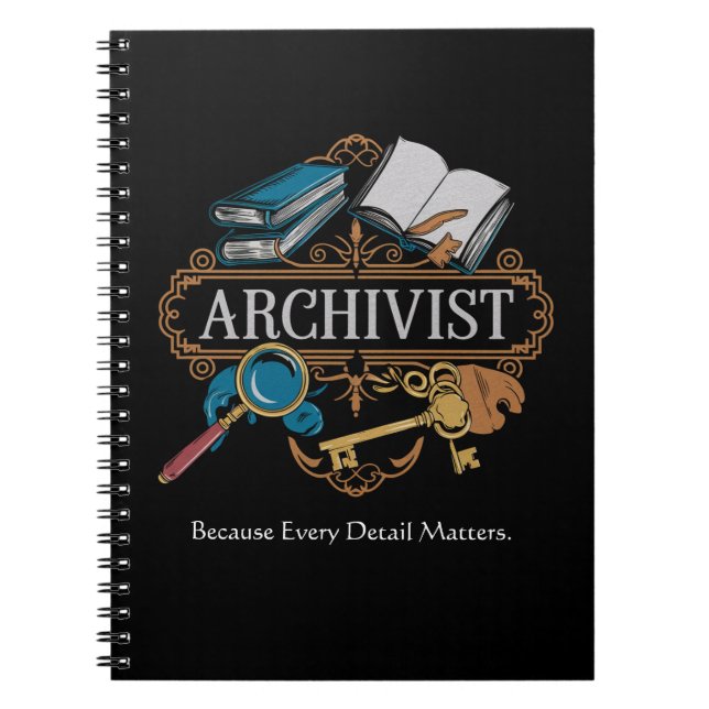 Carnet Don Archiviste - Parce Que Chaque Détail Compte (Devant)