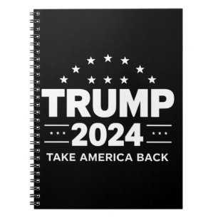 Carnet Donald Trump 2024 Reprenez l'Amérique Élection