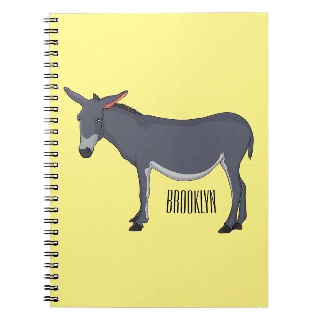 Carnet Donkey cartoon (Devant)