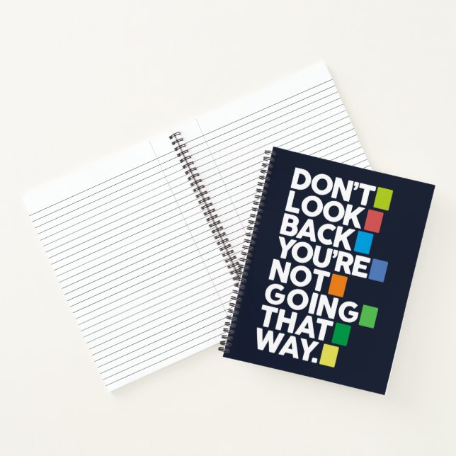 Carnet Don't look back (Intérieur)