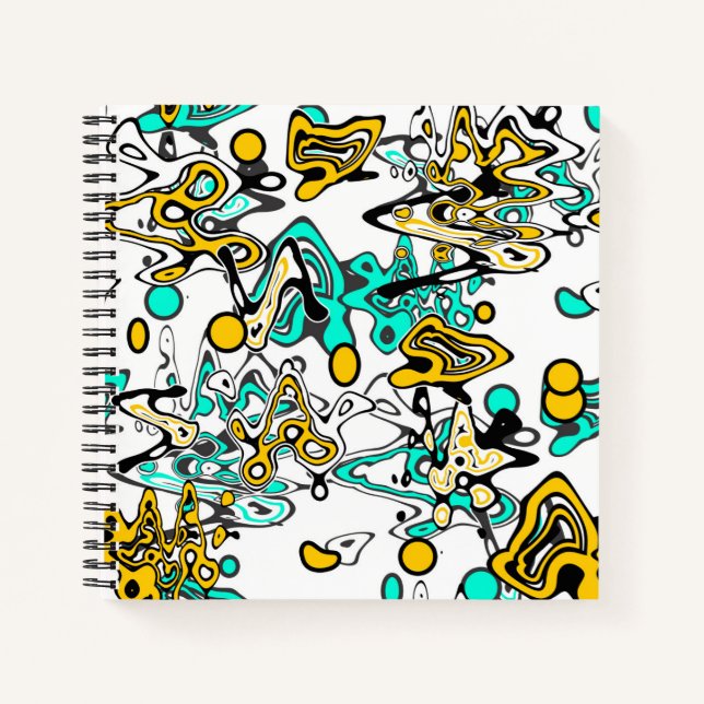 Carnet Doodle, abstrait (Devant)
