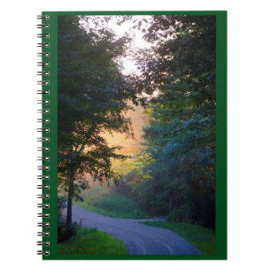 Carnet d'or de photo de paysage de nature de