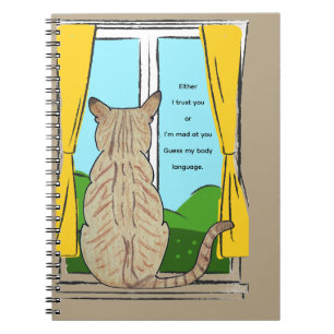 Carnet Dos de confiance de chat ou fou