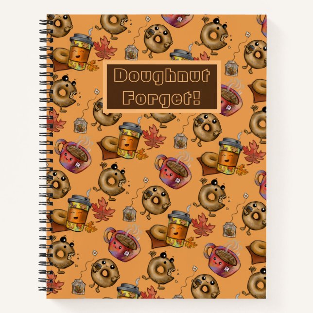 Carnet Doughnut et thé (Devant)