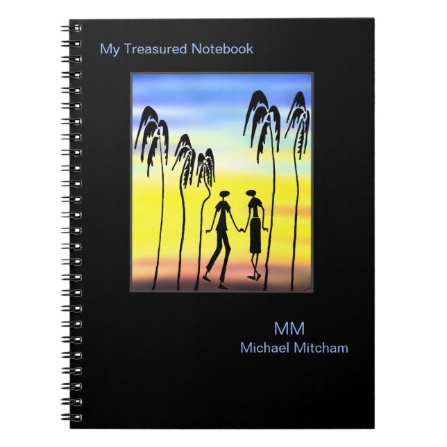 Carnet Doux Amour coloré, Silhouette (Devant)