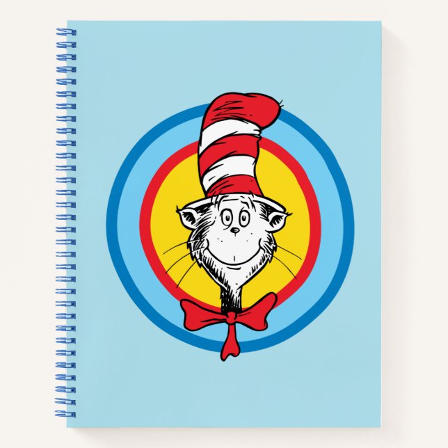 Carnet Dr. Seuss | Chat dans le Chapeau Graphique de tête (Devant)