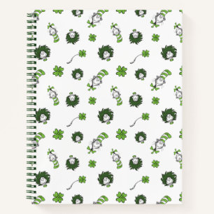 Carnet Dr Seuss   Chat dans le Motif Casquette Clover