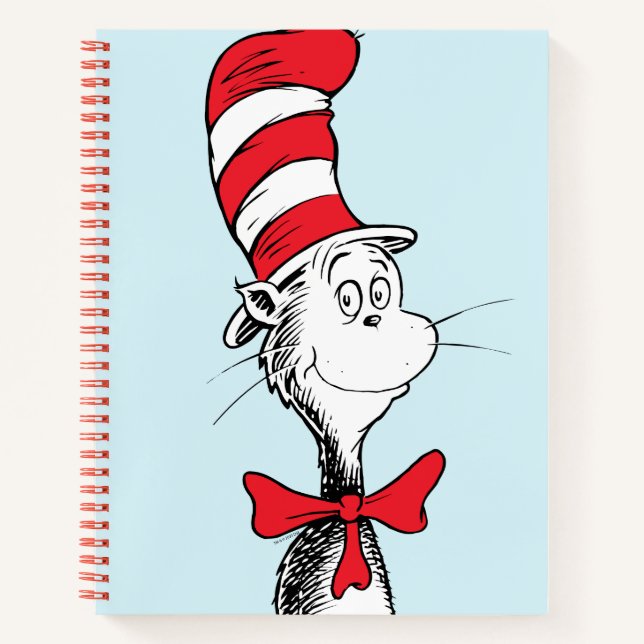 Carnet Dr. Seuss I Chat dans le Casquette debout haut (Devant)