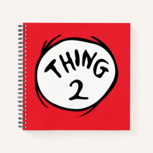 Carnet Dr Seuss La Chose Deux - La Chose Deux