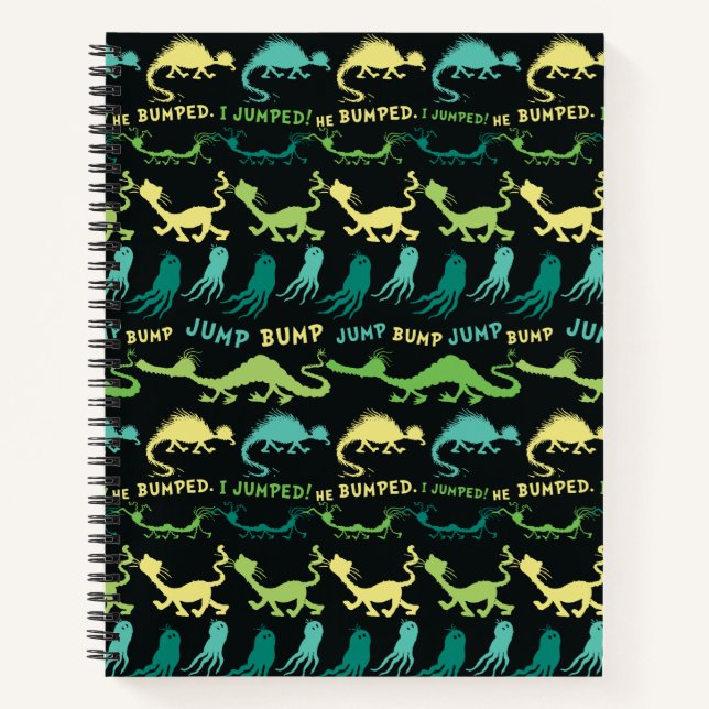 Carnet Dr Seuss | Motif Hallowen "Bump Jump" (Devant)