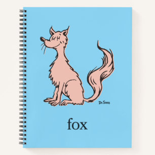 Carnet Dr. Seuss Renard Rose