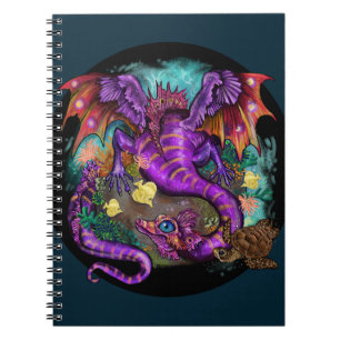 Carnet Dragon aquatique