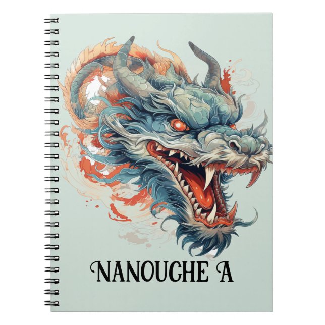Carnet dragon chinois (Devant)
