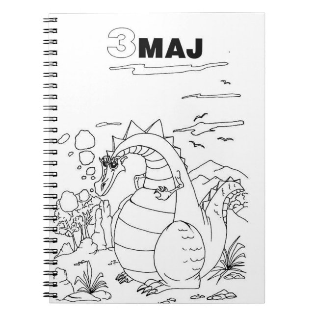 Carnet dragon cyrillique serbe (Devant)