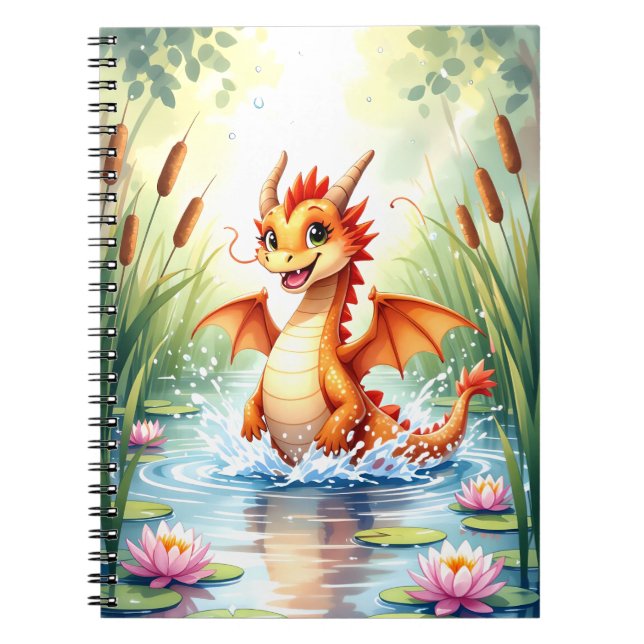 Carnet Dragon d'étang joueur (Devant)