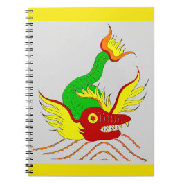 Carnet dragon effrayant