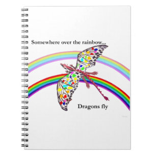 Carnet Dragon et arc-en-ciel