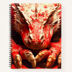 Carnet Dragon rouge