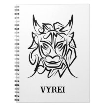 Dragon tribal noir et blanc