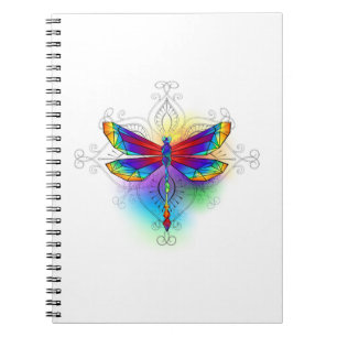 Carnet Dragonfly en arc-en-ciel