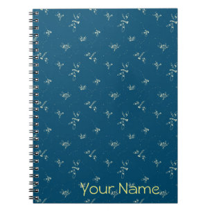 Carnet Dragonfly Pattern Customizable Notebook