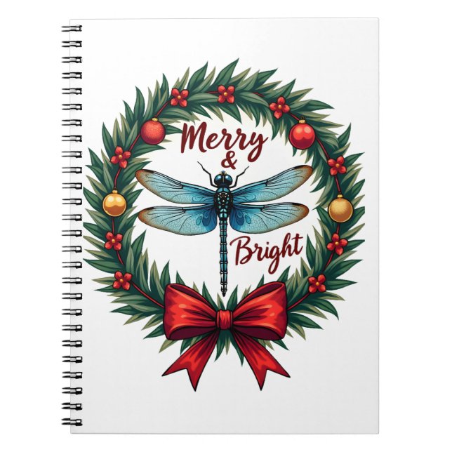 Carnet Dragonfly Wreath (Devant)