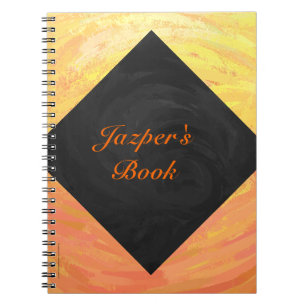 Carnet Dragons Oeil orange et noir Monogramme